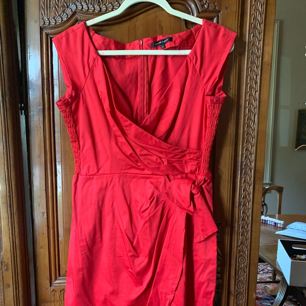 Red Short Sleeve Dress